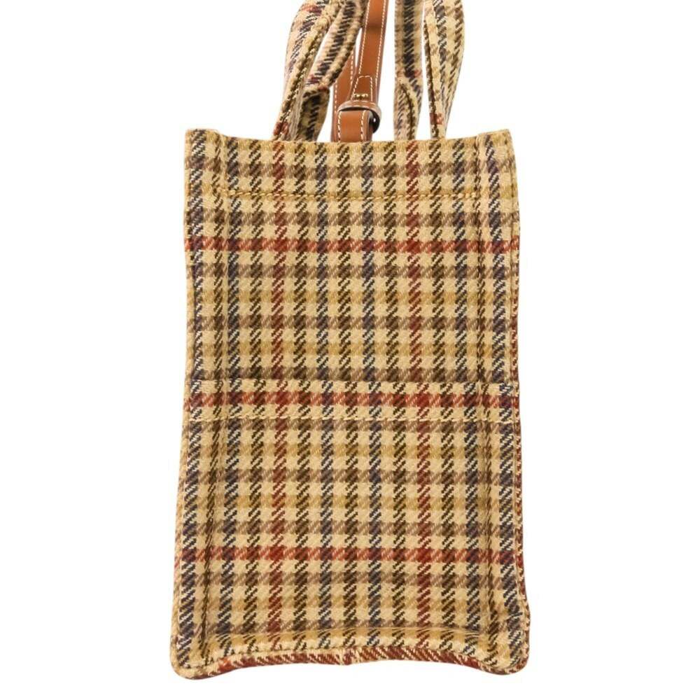 CELINE Triomphe Logo Small Cabas Thais Tweed 2-Way Shoulder Bag 199162EP8.14M... - Picture 5 of 12